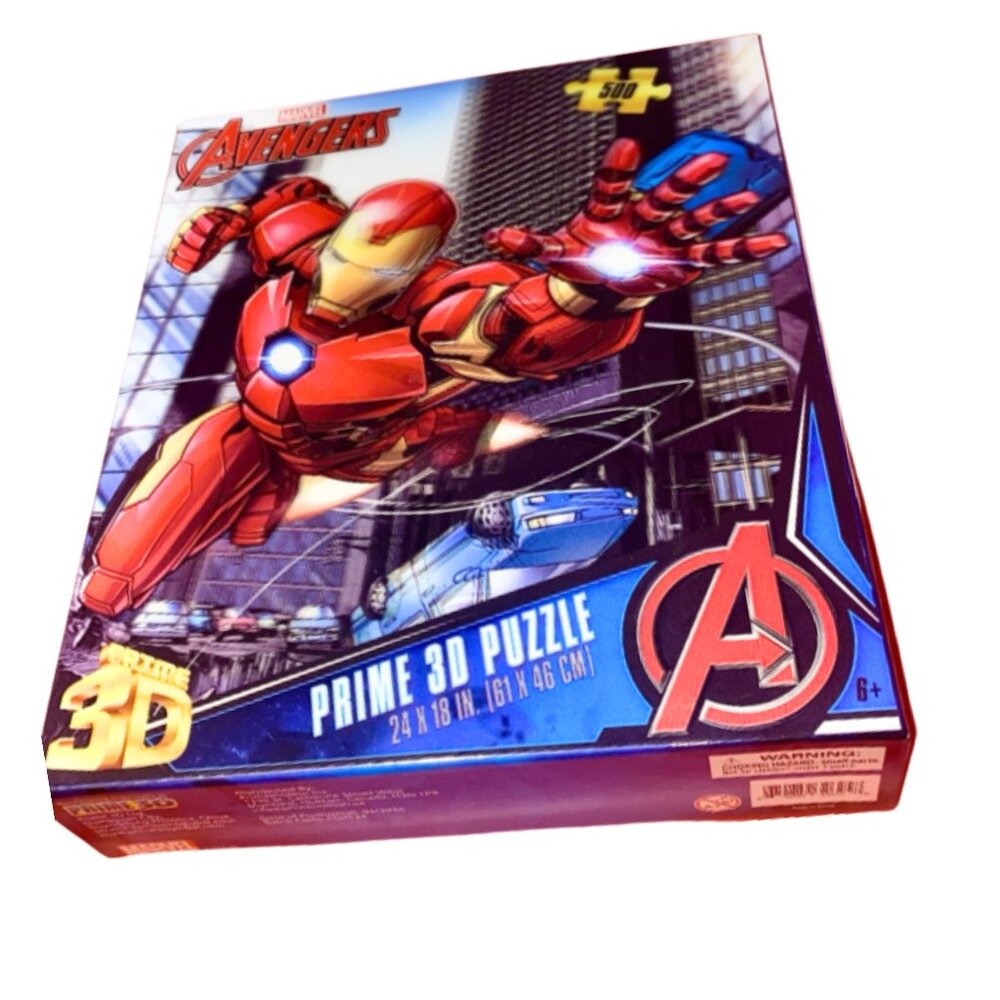 Marvel Avengers 500-Piece Puzzle Lenticular Prime 3D